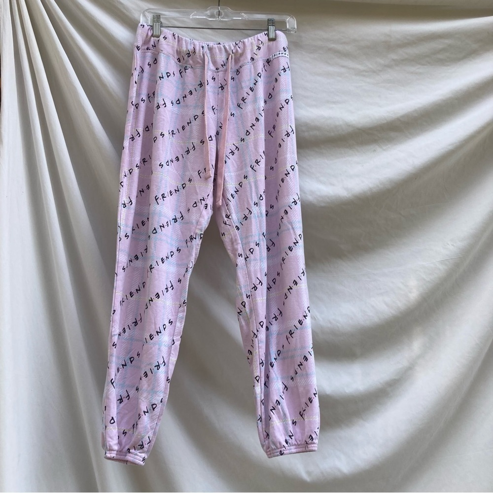 Friends light pink pajama pants, size medium (8-10)